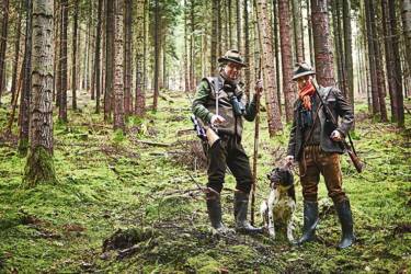 Hunting with style is important to both generations of the Rüssel family