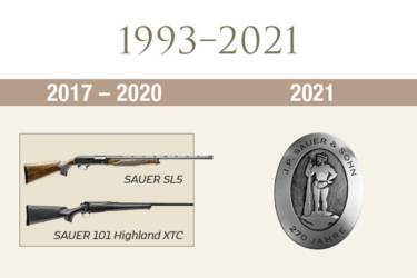 2017 bringt SAUER zum ersten Mal in seiner Geschichte eine Selbstladeflinte auf den Markt. In Kooperation mit dem italienischen Waffenhersteller Breda wird die SAUER SL5 entwickelt. 2020: Mit der SAUER 101 Highland XTC mit Echtcarbon-Schaft stellt Deutschlands ältester und traditionsreichster Waffenhersteller nicht nur einen hauseigenen Gewichtsrekord auf, sondern präsentiert darüber hinaus mit der DLC-Beschichtung auch eine neue High-Tech-Oberfläche auf Lauf und Hülse, die ihresgleichen sucht. 2021: 1751 in Suhl gegründet, in Eckernförde wiederaufgebaut und in Isny zur Perfektion geführt: Aus der Erfahrung von 270 Jahren sind Waffenlegenden entstanden, die klassisches Handwerk mit modernsten Technologien und Erkenntnissen perfekt vereinen und seither und in Zukunft Generationen von Jägern begeistern.