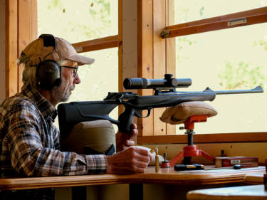 Büchsenstand im Atlin Rod and Gun Club