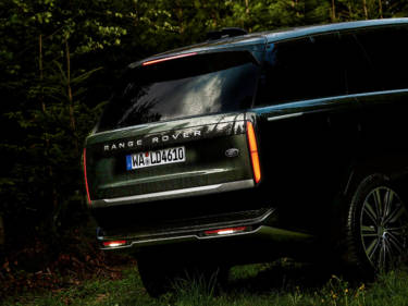 Heck des neuen Range Rover 