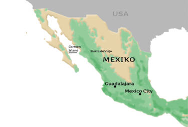 Mexiko Karte 