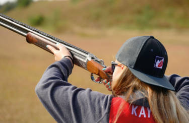 Hard to believe: She shoots like a seasoned pro at the age of 11.