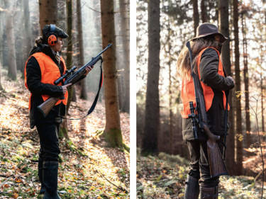 Sauer’s first self-loading rifle for ladies: The S 303 Artemis with female-friendly stock dimensions.