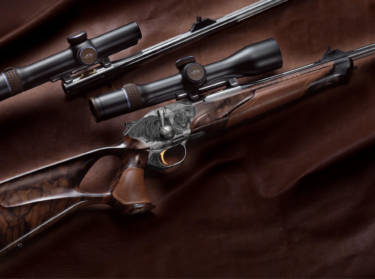 Nach der Erfüllung jagdlicher Träume: die fertige Traum­büchse R8 Kaliber .300 Blaser Magnum, ergänzt um einen Wechsellauf Kaliber .375 Blaser Magnum